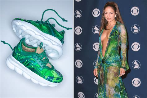 jennifer lopez green versace dress costume|Jennifer Lopez famous dress.